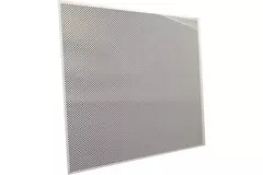 Perforated ceiling panel 600x600 mm for insertion into suspended ceilings - RAL9010