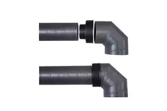 Ubbink Aerfoam 45 degree bend 160 mm