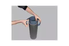 Ubbink Aerfoam coupling piece 160 mm