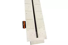 Ergovent plasterable frameless linear grille 1050 mm with connection diameter 90 mm - modular - 1 slot