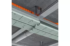 Ergovent plasterable frameless linear grille 1050 mm with connection diameter 90 mm - modular - 1 slot