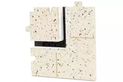 Ergovent 90 degree corner piece for modular plug-in line gratings