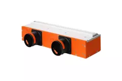 Ergovent drop-in frameless louvre 500 mm with connection diameter 75 mm - standard