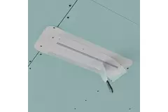 Ergovent drop-in frameless louvre 500 mm with connection diameter 75 mm - standard