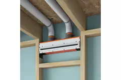 Ergovent drop-in frameless louvre 500 mm with connection diameter 75 mm - standard