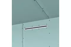 Ergovent drop-in frameless louvre 500 mm with connection diameter 75 mm - standard