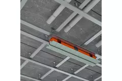 Ergovent plasterable frameless linear grille 1050 mm with 75 mm connection diameter - modular - 1 slot