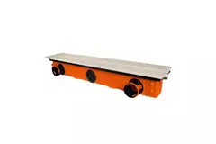 Ergovent plasterable frameless linear grille 1050 mm with connection diameter 90 mm - modular - 1 slot