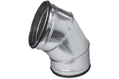 Round spiral bend 60° Ø 250mm for spiral duct