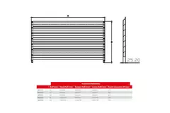 Maxivent by Econox louvre for M4555 horizontal - LV