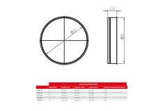 Maxivent flexible round connector for M4540 horizontal/low profile - FC