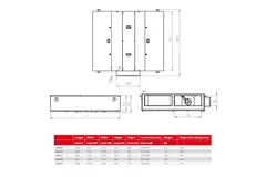 Maxivent Heat Recovery air handling unit ceiling with counterflow exchanger 700 m³/h horizontal right - M4007