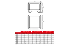 Maxivent silencer 600 mm for M4512 horizontal - SL1