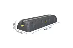 SUMO outdoor unit mounting bar made of vibration damping rubber 1000 mm