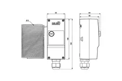 Maxivent frost protection sensor