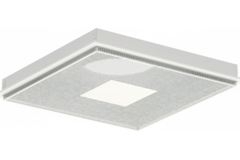 Perforated Ceiling Grille for Supply and Exhaust 595x595 mm – 125 mm – RAL 9010