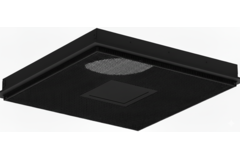 Perforated ceiling diffuser for supply and exhaust 595x595 mm - 160 mm - RAL 9005