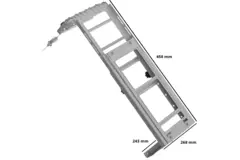 Midea Portasplit bracket for French balcony