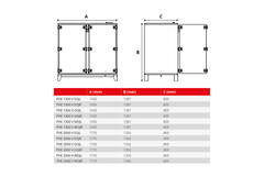 Maxivent WTW Air Handling Units with Counterflow Heat Exchanger, 2000 m³/h, Vertical Left - PHE 2000 V OOJL