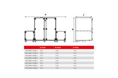 Maxivent WTW Air Handling Units with Counterflow Heat Exchanger, 4200 m³/h, Vertical Left - PHE 4200 V OOJL T