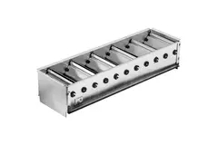 Wall grille aluminum single adjustable with control damper - with friction springs - 200x100 mm - RAL 9016
