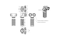 Vent-Axia Uniflexplus valve collector 2 x Ø90 mm - Ø125 mm