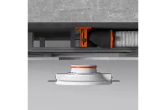 Ergovent Insertable Frameless Round Ventilation Valve, 100 mm - with Coanda Effect
