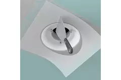 Ergovent Insertable Frameless Round Ventilation Valve, 100 mm - with Coanda Effect