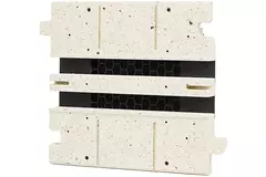 Ergovent spacer for modular plug-in line gratings 200 mm - 2 slots