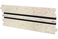 Ergovent spacer for modular plug-in line gratings 500 mm - 2 slots