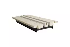 Ergovent spacer for modular plug-in line gratings 500 mm - 2 slots