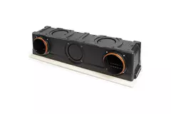 Ergovent plasterable frameless louvre 1000 mm with connection diameter 150 mm - air conditioning - 3 slots