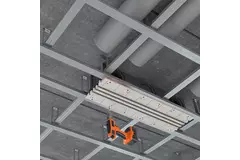Ergovent plasterable frameless louvre 1000 mm with connection diameter 160 mm - air conditioning - 3 slots