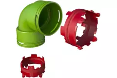 Ubbink Air Excellent 23C bend 90° connector