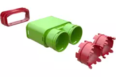 Ubbink Air Excellent 2x 23C - 55SC reducer