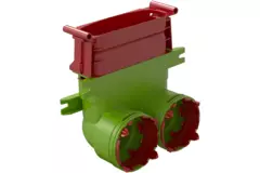 Ubbink Air Excellent 2x 34C - 45SC bend 90° reducer