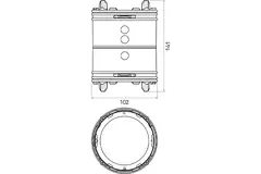 Ubbink Air Excellent 48C connector
