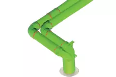 Ubbink Air Excellent 48C bend 90° connector