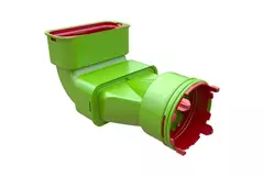 Ubbink Air Excellent 48C - 55SC bend 90° reducer - vertical