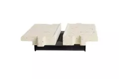 Ergovent spacer for modular plug-in line gratings 200 mm - 1 slot