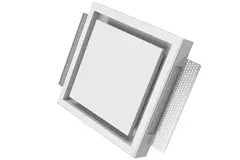 Ergovent frameless square ventilation valve 125 mm