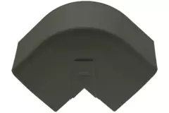 Optimalduct Climclick Angled Outer Bend 80x60 mm RAL 7016 Anthracite