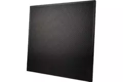 Perforated ceiling tile 600 x 600 mm for insertion into suspended ceilings - RAL9005 30% gloss
