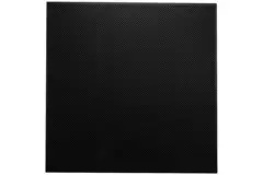 Perforated ceiling tile 600 x 600 mm for insertion into suspended ceilings - RAL9005 30% gloss