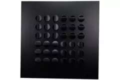 Multinozzle ceiling diffuser 596x596 mm - MN24 RAL9005 30% glossy