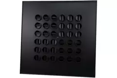 Multinozzle ceiling diffuser 596x596 mm - MN24 RAL9005 30% glossy