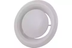 Ventilation exhaust valve 100 mm metal - E-DVS100 RAL9016