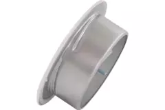 Ventilation exhaust valve 160 mm metal - E-DVS160 RAL9016