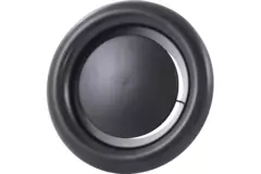 Ventilation exhaust valve 100 mm metal - E-DVS100 RAL9005 30% glossy
