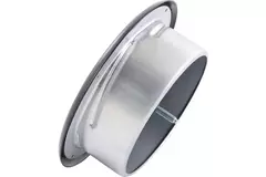 Ventilation exhaust valve 200 mm metal - E-DVS200 RAL9005 30% glossy